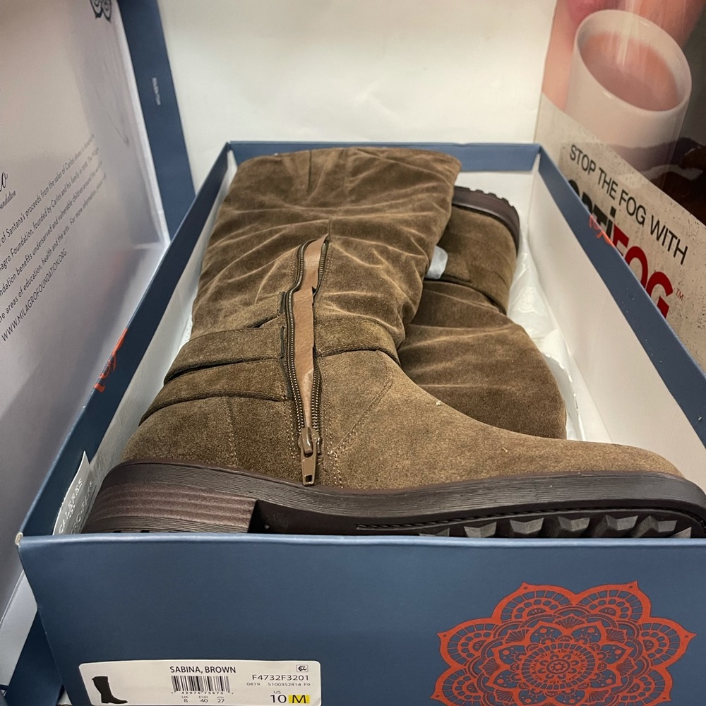 BNIB Carlos Santana Sabina Winter Boot Suede 10 - Picture 5 of 9